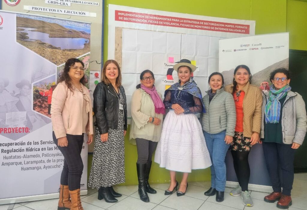 En Ayacucho: Gobierno Regional ejecuta proyecto de  infraestructura natural con enfoque de género